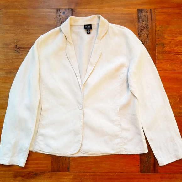 Eileen Fisher Jackets & Blazers - 🎉🎉Host Pick🎉🎉Eileen Fisher Cream Color Jacket Small